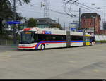 VBL - Hess Trolleybus Nr.422 unterwegs auf der Linie 2 in Emmenbrücke am 2024.10.21