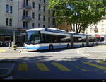VBZ - Hess Trolleybus  Nr.72 unterwegs auf der Linie 32 beim Limmatplatz am 2024.07.14