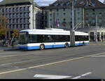 VBZ - Hess Trolleybus Nr.176 unterwegs auf der Linie 46 in der Stadt Zürich am 2024.10.27