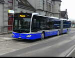 VZO - Mercedes Citaro  Nr.110 vor dem Bhf. Rapperswil am 2024.12.27