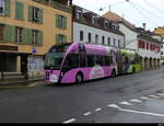 VMCV - VanHool Trolleybus Nr.807 unterwegs auf der Linie 201 in La Tour de Peilz am 2024.12.14