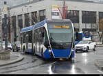 VMCV - VanHool Trolleybus Nr.809 unterwegs auf der Linie 201 in Vevey am 2024.12.14