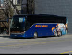 Zerzuben - Reisecar  Setra S 516 HD  VS  30060 beim Bahnhof in Brig am 28.02.2021