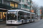 ZVB Nr. 12 (Mercedes eCitaro G) am 2.12.2024 beim Bhf. Zug