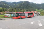 AFA Nr. 95 (Mercedes Citaro C2LE Hybrid) am 14.9.2024 beim Bhf. Frutigen