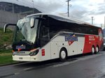 Schweizer Hockeynati Teamcar von Eurobus am 13.4.2016 vor der Litternahalle, fr ein Testspiel gegen Tschechien.