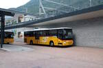 Postauto/PU tpm GR 108 006/PAG-ID: 10182 (Setra S415H) am 3.8.2024 beim Bhf. Bellinzona