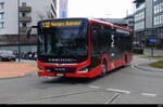 Zimmerberg Bus - MAN Lion`s City Hybrid Nr.664  ZH 479940 unterwegs auf der Linie 132 in Horgen am 2024.12.21