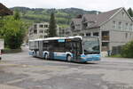 BLWE Nr. 4 (Mercedes Citaro C2 O530G) am 17.5.2024 beim Bhf. Nesslau-Neu-St.Johann. Infolge eines steckengebliebenen Zuges war die Strecke Wattwil - Nesslau unterbrochen und die BLWE war als Bahnersatz unterwegs. Normalerweise kommen die bLWE-Wagen nicht nach Nesslau.