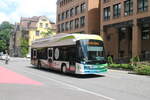 RVBW Nr. 51 (Hess lighTram® 12 OPP) am 25.5.2024 beim Bhf. Baden