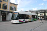 RVBW Nr. 52 (Hess lighTram® 12 OPP) am 25.5.2024 beim Bhf. Baden