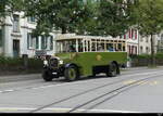 Bern Mobil - Oldtimer Saurer  Nr.5 unterwegs beim Europaplatz für Bern Mobil anlässlich der 100 Jahr Feier von Bern Mobil am 2024.09.14