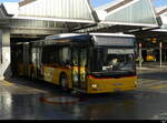 Postauto - MAN Lion`s City TG 158213 beim verlassen der Waschstrasse bei der Postautostation oberhalb des Bahnhof Bern am 2024.11.25