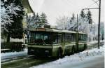 Aus dem Archiv: SVB Bern Nr. 47 FBW/Gangloff Gelenktrolleybus am 10. Februar 1999 Bern, Statthalterstrasse
