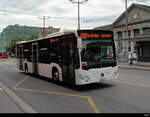 Interbus - Mercedes Citaro  FR 300486 unterwegs in der Stadt Biel für die asm (BTI) zwischen Biel und Täuffelen als Bahnersatz am 2024.07.06