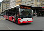 Interbus - Mercedes Citaro FR 300513 unterwegs in der Stadt Biel für die asm (BTI) zwischen Biel und Täuffelen als Bahnersatz am 2024.07.06