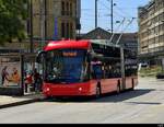 VB Biel - Hess Trolleybus Nr.97 unterwegs auf der Linie 3 in Biel am 2024.08.23