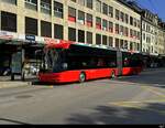 VB Biel - Hess Trolleybus Nr.100 unterwegs auf der Linie 4 in Biel am 2024.08.23