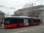 VB Biel - Nr. 56 - Hess/Hess Gelenktrolleybus am 29. Dezember 2012 beim Bahnhof Biel