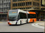 tpg - VanHool Trolleybus Nr.1655 unterwegs auf der Linie 7 in der Stadt Genf am 2024.11.03