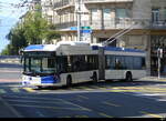 TL Lausanne - Hess Trolleybus Nr.836 unterwegs in der Stadt Lausanne am 26.07.2024