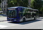 TL Lausanne - MAN Lion`s City Elektro Nr.472 unterwegs auf der Linie 24 in der Stadt Lausanne am 26.07.2024