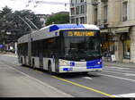 tl - Hess Trolleybus Nr.845 unterwegs auf der Linie 25 in Lausanne am 2024.11.30