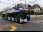 tl - Hess Trolleybus Nr.870 unterwegs auf der Linie 2 in Lausanne am 2024.11.30