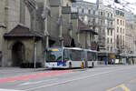 tl Nr. 584 (Mercedes Citaro C2 O530G) am 24.11.2024 in Lausanne, St-François