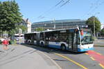 vbl Nr. 187 (Mercedes Citaro C2 O530G) am 8.7.2024 beim Bhf. Luzern