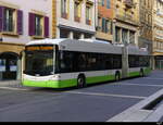 TransN - Hess Trolleybus Nr.146 unterwegs auf der Linie 101 in der Stadt Neuchâtel am 28.01.2024