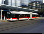 VBSG - Hess Trolleybus Nr.179 unterwegs auf der Linie 1 vor dem Bhf. St. Gallen am 2025.01.12