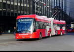 VBSG - Hess Trolleybus Nr.111 unterwegs auf der Linie 6 vor dem Bhf. St. Gallen am 2025.01.12