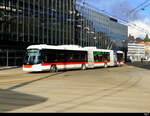 VBSG - Hess Trolleybus Nr.133 unterwegs auf der Linie 2 vor dem Bhf. St. Gallen am 2025.01.12