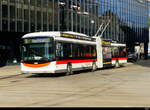 VBSG - Hess Trolleybus Nr.177 unterwegs auf der Linie 5 vor dem Bhf.