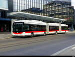 VBSG - Hess Trolleybus Nr.191 unterwegs auf der Linie 2 vor dem Bhf. St. Gallen am 2025.01.12