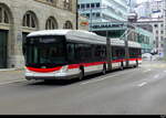 VBSG - Hess Trolleybus Nr.194 unterwegs auf der Linie 2 vor dem Bhf. St. Gallen am 2025.01.12