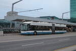 VBZ Nr. 208 (Hess lighTram®19) am 4.8.2024 beim BHf. Hardbrücke