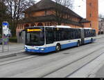 VBZ  - MAN Lion`s City  Nr.510 unterwegs auf der Linie 70 bei der Haltestelle Morgental in Zürich am 2024.12.27