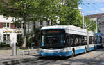 Swisstrolley 178 in Zürich, Schmiede Wiedikon am 30.05.2023.