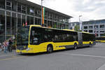 Mercedes Citaro 167, auf der Linie 21, wartet am 01.09.2024 an der Haltestelle beim Bahnhof Interlaken Ost.