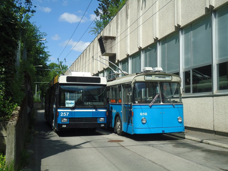 Vbl Luzern Retrobus Nr 257 Naw R J Hess Trolleybus Tl Lausanne Retrobus Nr Bus Bild De